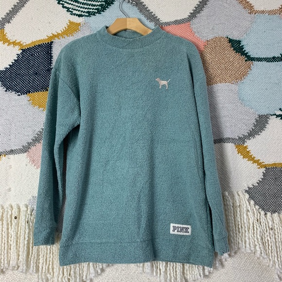 Victoria's Secret Pink Stadium Mock Neck Pullover - Picture 8 of 8